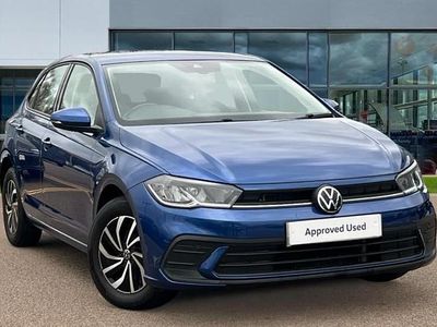 Used VW Polo Life 95 HP (69 kW) 2022 Reef blue metallic Hatchback