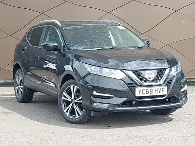 Used Nissan Qashqai N-Connecta 115 HP (84 kW) 2018 Black SUV