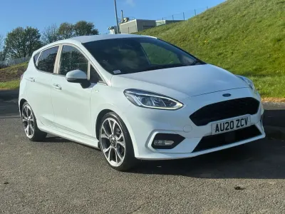 Second-hand Ford Fiesta ST-Line X 140 CP (102 kW) 2020 Alb Hatchback