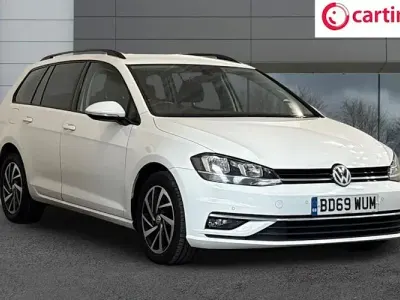 Used VW Golf VII Match 116 HP (85 kW) 2019 White Estate