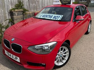Used BMW 116 Efficient Dynamics 2014 Red Hatchback