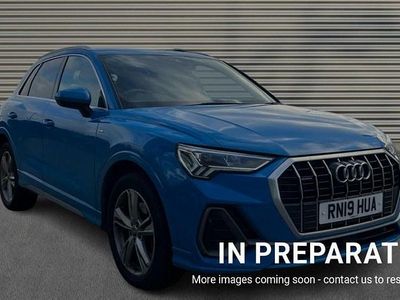 Blue Used 2019 Audi Q3 S-Line SUV | £21,160 (Fair price)