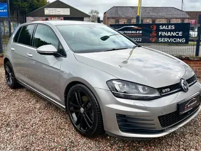 Used VW Golf VII GTD 150 HP (110 kW) 2017 Silver Hatchback