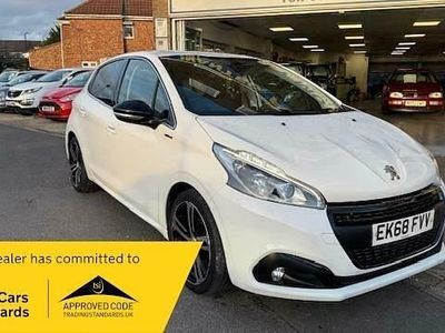 White Used 2018 Peugeot 208 GT-line Hatchback | £5,995 (Fair price)