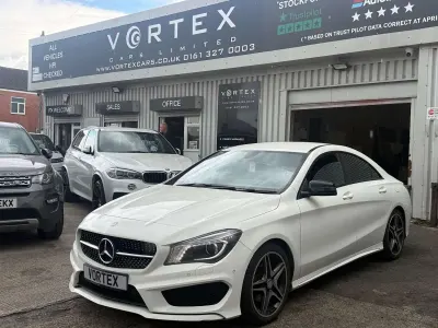 Used Mercedes CLA180 AMG 122 HP (89 kW) 2014 White Coupe