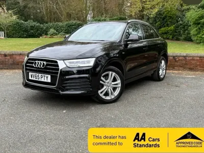 Begagnad Audi Q3 S-Line 2015 Svart SUV