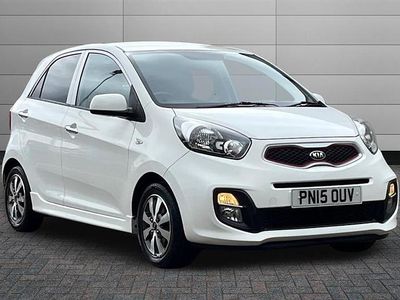 Used Kia Picanto 68 HP (50 kW) 2015 White Hatchback