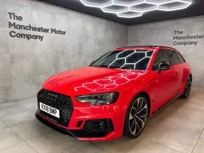 Used Audi RS4 Advanced 450 HP (330 kW) 2018 Red Estate