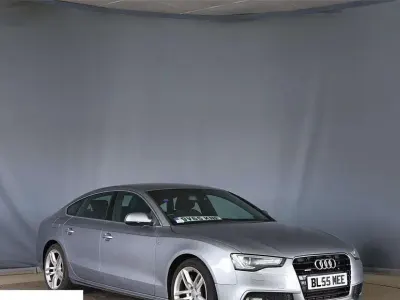 Used Audi A5 Sportback S-Line 245 HP (180 kW) 2015 Grey Hatchback