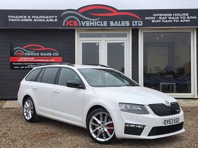 Used Skoda Octavia vRS 2013 White Estate