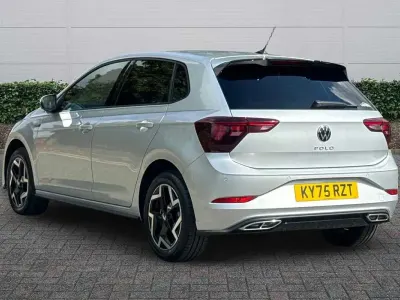 New VW Polo R-line 2025 Reflex silver Hatchback