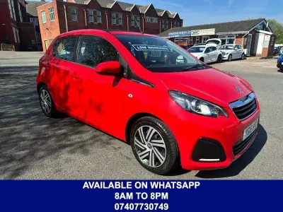 Used Peugeot 108 Active 68 HP (50 kW) 2016 Red Hatchback