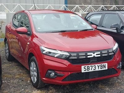 Red Used 2023 Dacia Sandero Expression Hatchback | £11,498 (Fair price)