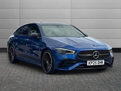 Used Mercedes CLA220 AMG Line Premium Plus 190 HP (139 kW) 2025 Blue Estate