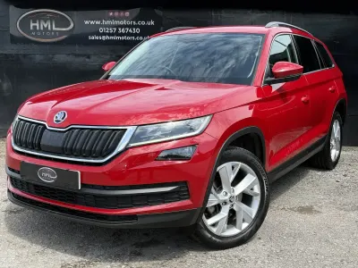 Used Skoda Kodiaq SE L 150 HP (110 kW) 2018 Red SUV