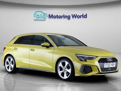 Used Audi A3 S-Line 109 HP (80 kW) 2022 Yellow Sedan