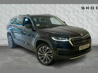 Used Skoda Kodiaq SE L Executive 150 HP (110 kW) 2023 Black magic pearl effect SUV