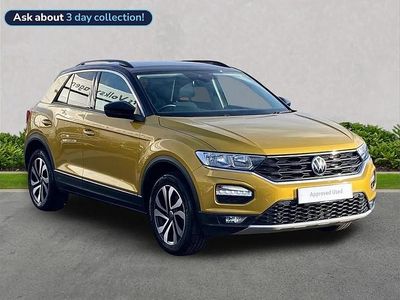 Used VW T-Roc Active 150 HP (110 kW) 2021 Yellow SUV