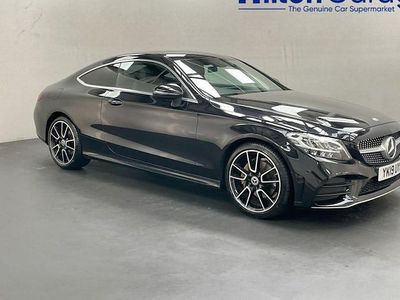 Black Used 2019 Mercedes C220 AMG line Coupe | £16,250 (Good price)