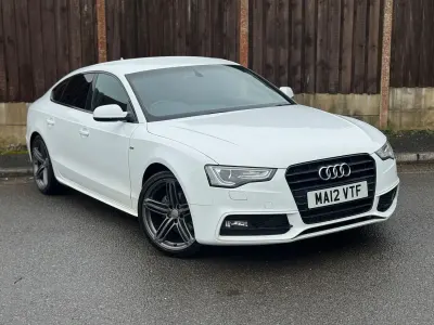 Used Audi A5 Sportback S-Line 2012 White Hatchback