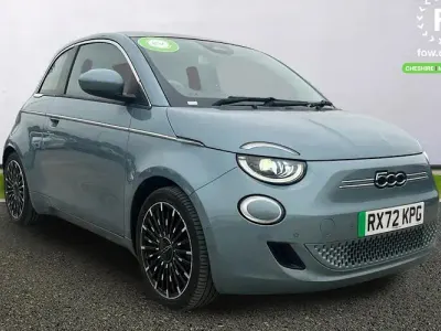 Used Fiat 500e La Prima 86 kW (118 HP) 2022 Blue Hatchback