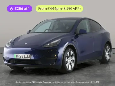 Used Tesla Model Y Long Range AWD 378 kW (514 HP) 2023 Blue SUV