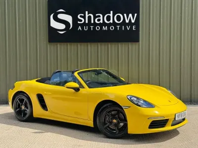 Used Porsche 718 Boxster 300 HP (220 kW) 2018 Yellow Cabriolet