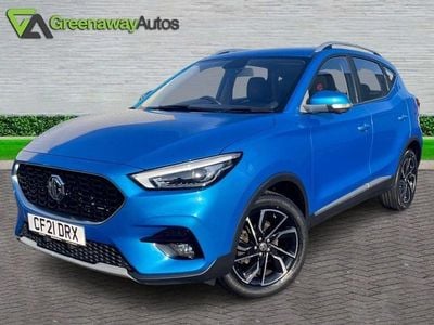 Used MG ZS Exclusive 106 HP (77 kW) 2021 Blue SUV