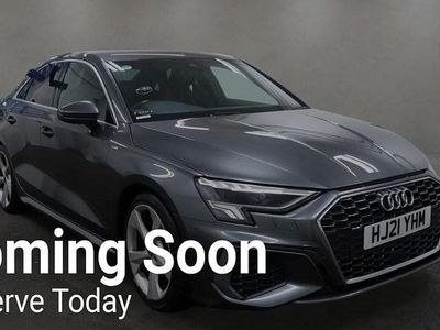 Grey Used 2021 Audi A3 S-Line Sedan | £19,899 (Fair price)