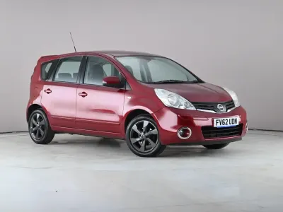 Used Nissan Note Acenta 110 HP (80 kW) 2012 Red Hatchback