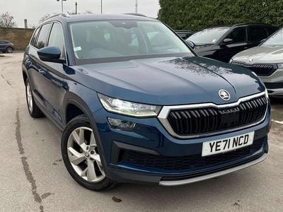 Used Skoda Kodiaq SE L 110 HP (80 kW) 2022 Blue SUV