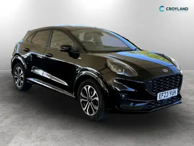 Begagnad Ford Puma ST-Line 125 HK (91 kW) 2023 Svart SUV