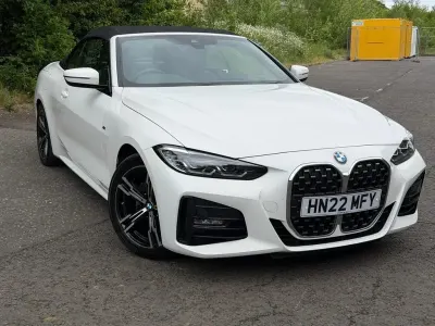 Used BMW 420 Cabriolet M Sport 184 HP (135 kW) 2022 White Cabriolet