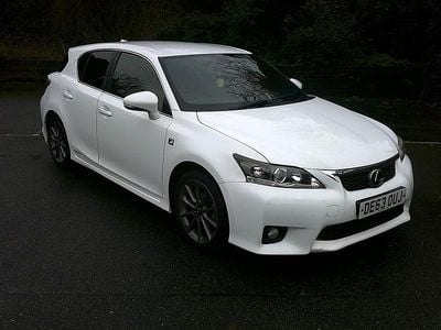 Used Lexus CT200h Sport Line 2013 White Hatchback
