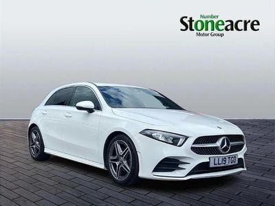 Używany Mercedes A200 AMG line 147 KM (108 kW) 2019 Biały Hatchback
