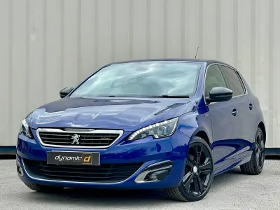Gebraucht Peugeot 308 GT-line 120 PS (88 kW) 2017 Blau Kleinwagen