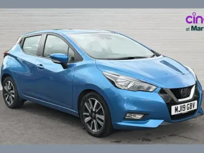Begagnad Nissan Micra Acenta Limited Edition 90 HK (66 kW) 2019 Blå Halvkombi