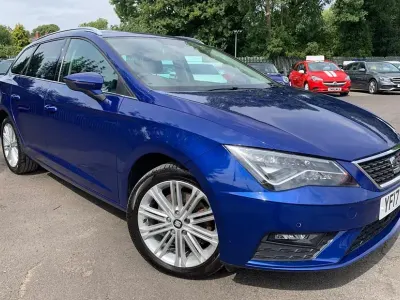 Used Seat Leon ST XCELLENCE 184 HP (135 kW) 2017 Blue Estate