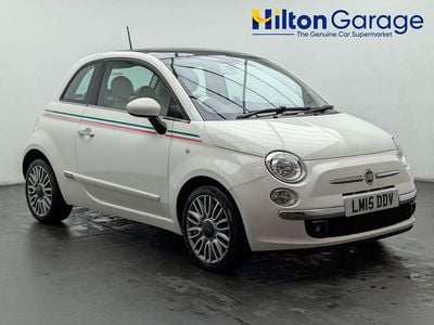 Used Fiat 500 Lounge 2015 White Hatchback