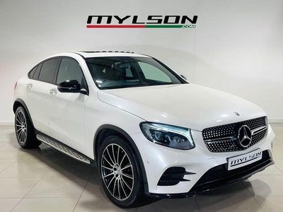 Used Mercedes GLC250 AMG line 211 HP (155 kW) 2018 White Coupe