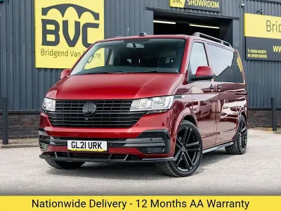 Used VW T6.1 S 150 HP (110 kW) 2021 Red Van
