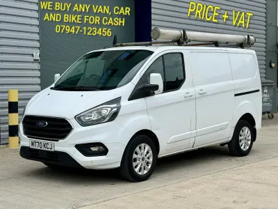 Used Ford Transit Custom Limited 130 HP (95 kW) 2020 White Van