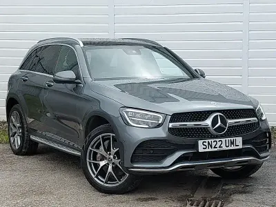 Used Mercedes GLC300e AMG line 320 HP (235 kW) 2022 Grey SUV