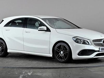 Used Mercedes A180 AMG line 109 HP (80 kW) 2016 White Hatchback
