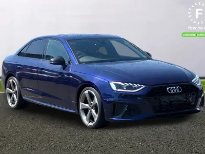 Used Audi A4 Black Edition 2020 Blue Sedan