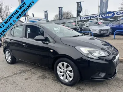 Used Vauxhall Corsa Design Edition 75 HP (55 kW) 2019 Black Hatchback