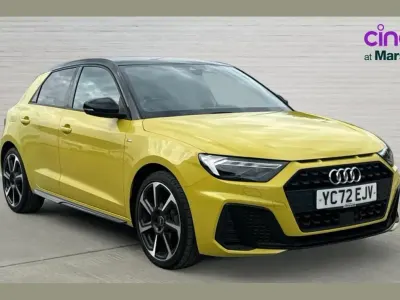 Używany Audi A1 Black Edition 95 KM (69 kW) 2022 Żółty SUV
