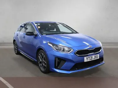 Used Kia Ceed GT-Line 134 HP (98 kW) 2021 Blue Hatchback