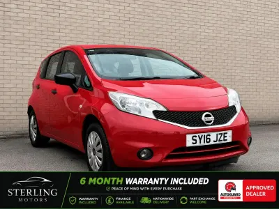 Używany Nissan Note Visia 2016 Czerwony Hatchback