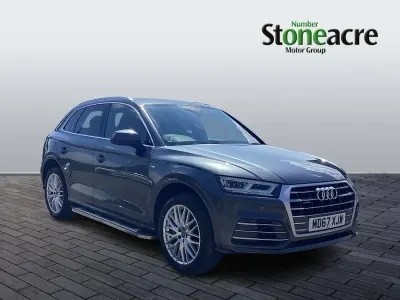 Used Audi Q5 S-Line 252 HP (185 kW) 2017 Grey SUV